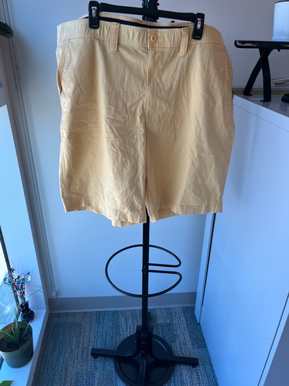 St. John's Bay Pale Yellow Women's Bermuda Shorts